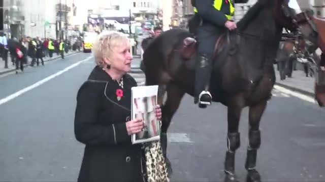 Woman becomes hysterical at student protests 

Watch to the end to find out why